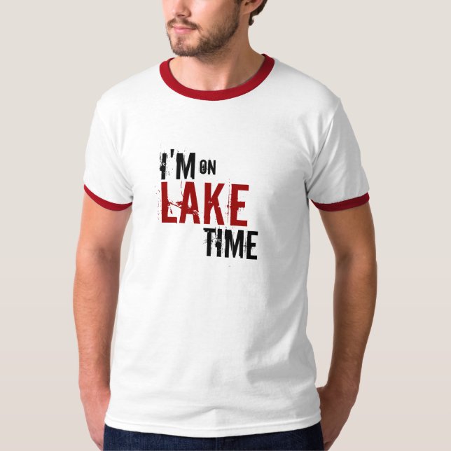 Camiseta estoy el tiempo del lago (Anverso)
