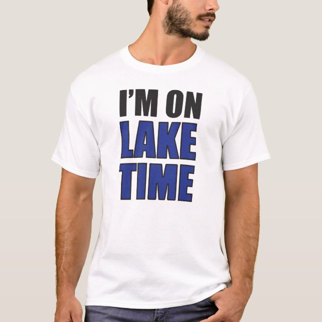 Camiseta Estoy el tiempo del lago (Anverso)