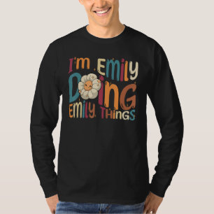 Camiseta Estoy Emily haciendo cosas de Emily Emily retro d