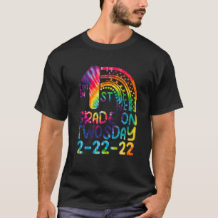 Camiseta Estoy en 1º Grado El Twosday 2-22-22 Tie Dye 22Nd