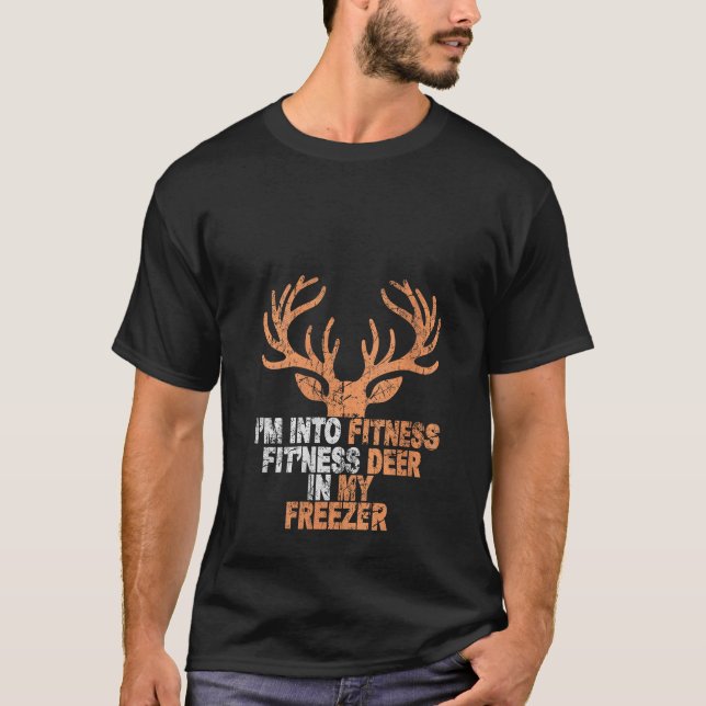 Camiseta Estoy en aptitud Deer Freezer Funny Hunter Dad V N (Anverso)