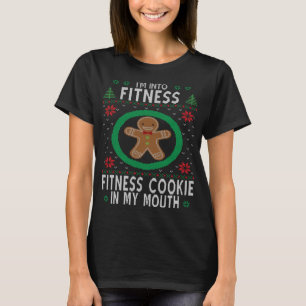 Camiseta Estoy en aptitud Navidades feos Gingerbread Man Fu