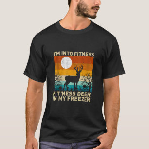 Camiseta Estoy en aptitud para la puesta en forma ciervo en