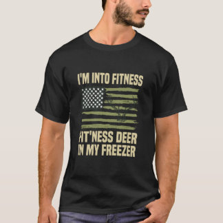 Camiseta Estoy en aptitud para la puesta en forma ciervo en