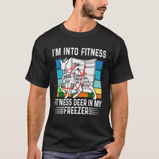 Camiseta Estoy en aptitud para la puesta en forma Ness Deer (Anverso)