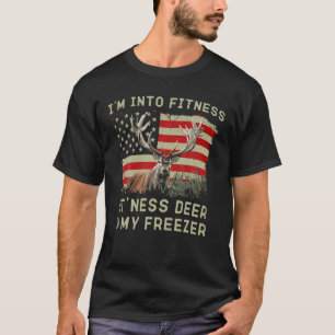 Camiseta Estoy en aptitud para la puesta en forma Ness Deer