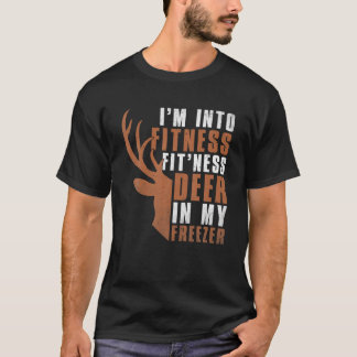 Camiseta Estoy en aptitud para la puesta en forma Ness Deer