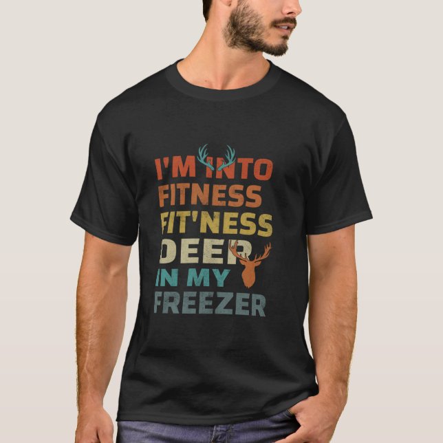 Camiseta Estoy en aptitud para la puesta en forma venado en (Anverso)