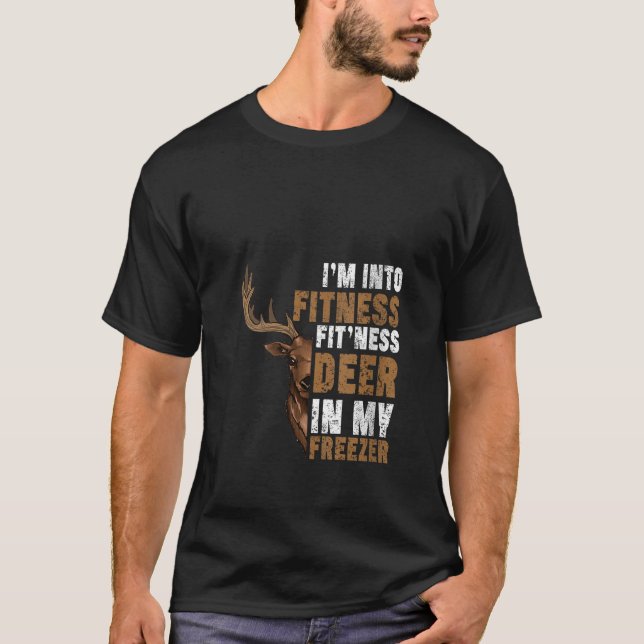 Camiseta Estoy en aptitud para la puesta en forma venado en (Anverso)