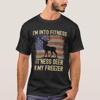 Camiseta Estoy en aptitud para la puesta en forma venado en