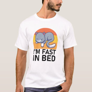Camiseta estoy en cama rápido