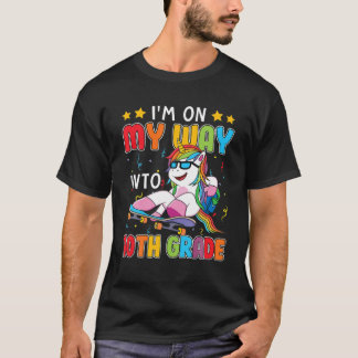 Camiseta Estoy en camino al décimo grado de patineta infant