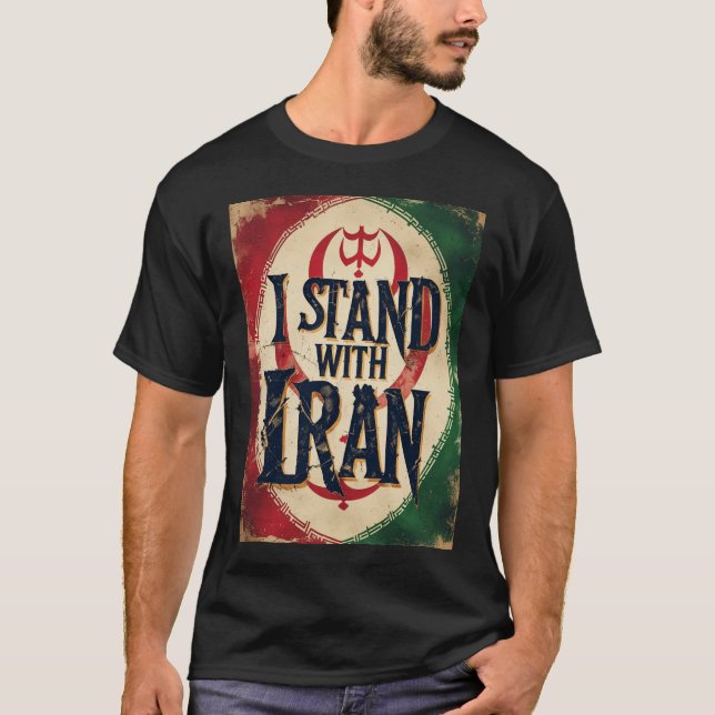 Camiseta Estoy En Contra De La Guerra Solidaria Con Irán (Anverso)