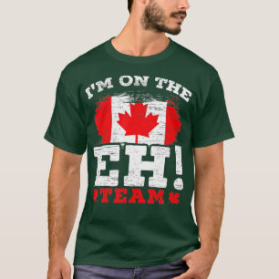 Camiseta Estoy en el equipo de EH en Canadá Day Maple Leaf