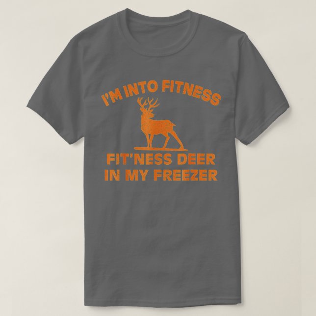 Camiseta Estoy En El Fitness Fit Ness Deer En Mi Deer Conge (Diseño del anverso)