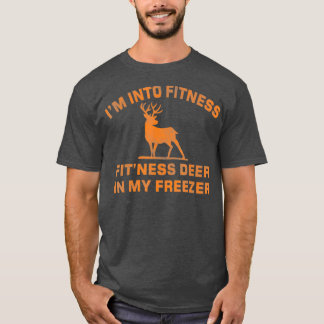 Camiseta Estoy En El Fitness FitNess Deer En Mi Deer Congel
