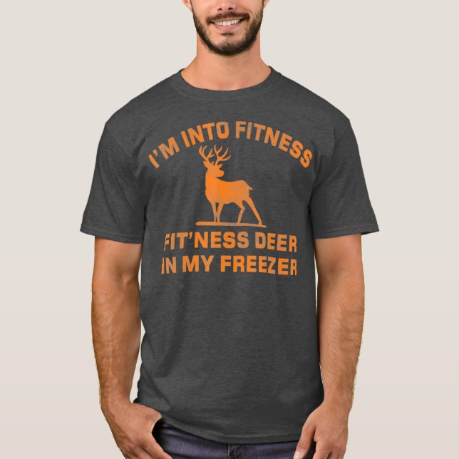 Camiseta Estoy En El Fitness FitNess Deer En Mi Deer Congel (Anverso)