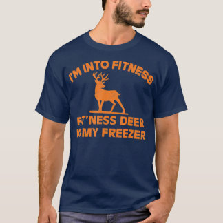 Camiseta Estoy En El Fitness FitNess Deer En Mi Deer Congel
