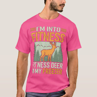 Camiseta Estoy En El Fitness Fit'Ness Deer En Mi Hunti Cong