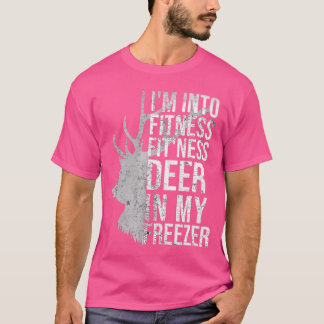 Camiseta Estoy En El Fitness Fit'Ness Deer En Mi Hunti Cong