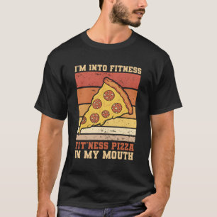 Camiseta Estoy En El Fitness Fit'Ness Pizza En Mi Boca Ital