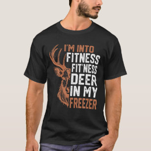 Camiseta Estoy en el gimnasio Deer Freezer Funny Hunter Dad