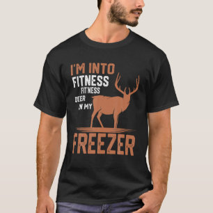 Camiseta Estoy en el gimnasio Deer Freezer Funny Hunter Dad