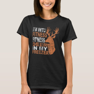 Camiseta Estoy en el gimnasio Deer Freezer Funny Hunter Dad