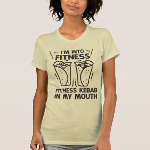 Camiseta Estoy en el gimnasio Fit'Ness Kebab en mi boca T-S