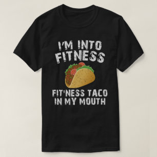 Camiseta ESTOY EN EL Taco De Gimnasio En Mi Boca