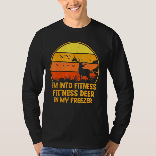Camiseta Estoy En Fitness Fitness Deer En Mi Congelación 1 (Anverso)