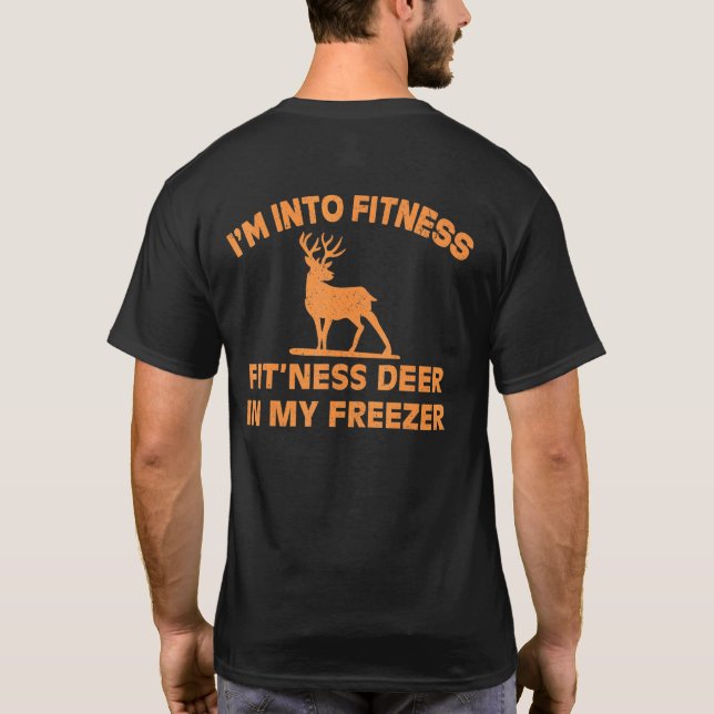 Camiseta Estoy En Fitness Fitness Deer En Mi Deer Congelado (Reverso)