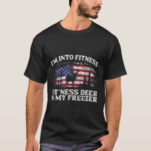 Camiseta Estoy en Fitness Fitness Deer en mi Freezer Huntin