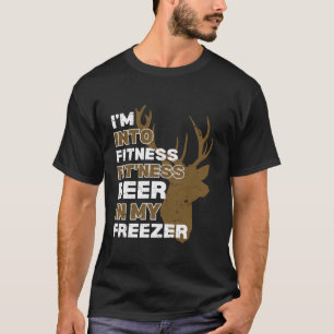 Camiseta Estoy en Fitness Fitness Deer en mi Freezer Long S