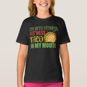 Camiseta Estoy en Fitness Fitness Fitness Taco en mi boca d