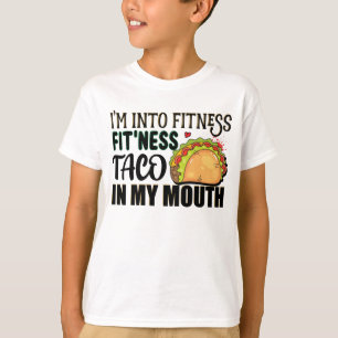 Camiseta Estoy en Fitness Fitness Fitness Taco en mi boca d
