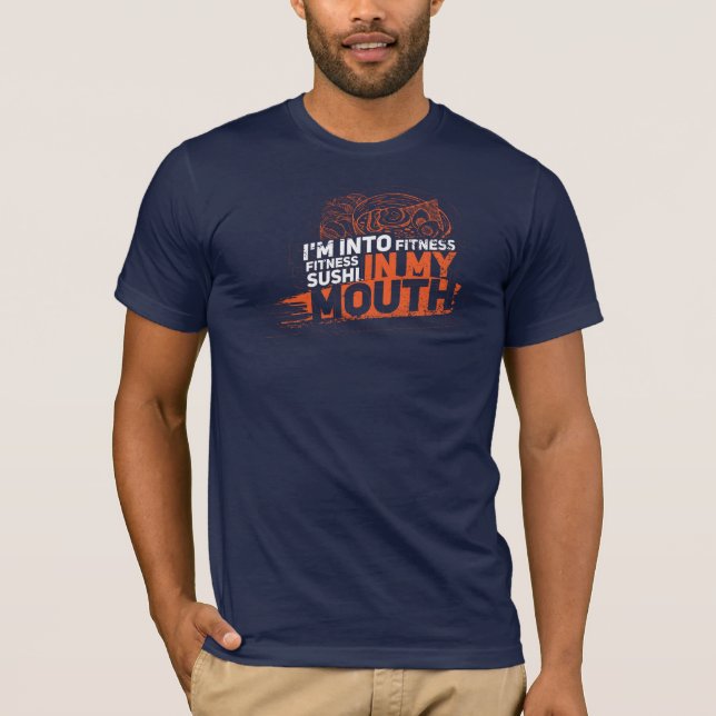 Camiseta Estoy en Fitness Funny Sushi Foodie (Anverso)