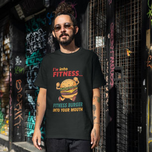 Camiseta Estoy en Fitness. Hamburguesa De Aptitud En Mi Boc