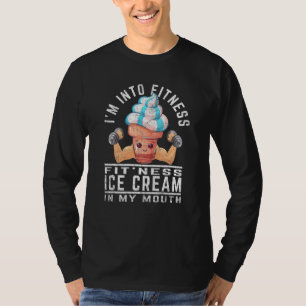 Camiseta Estoy En Fitness Helado Crema En Mi Novedad De Boc