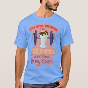 Camiseta Estoy en Fitness Ice Cream en mi ejercicio de dive