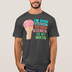 Camiseta Estoy en Fitness Ice Cream en mi ejercicio de dive