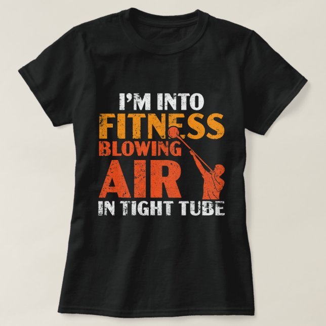 Camiseta Estoy En Fitness, Respirando Aire En Un Tubo De Tu (Diseño del anverso)