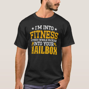 Camiseta Estoy en forma de paquete completo en correo posta