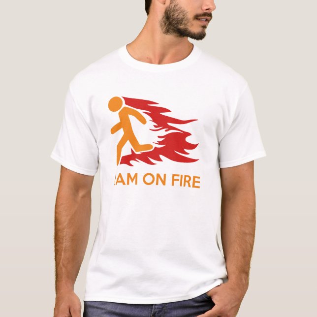 Camiseta Estoy En Fuego (Anverso)