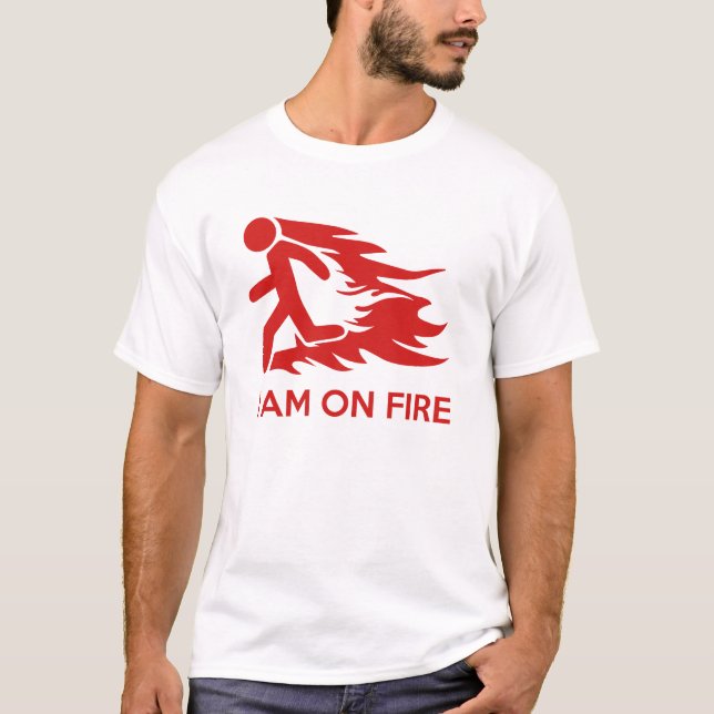 Camiseta Estoy En Fuego (Anverso)