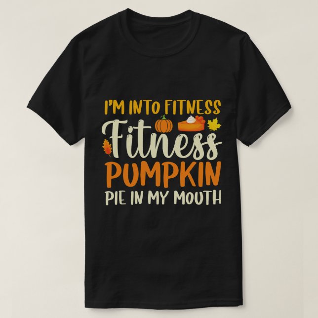 Camiseta Estoy En La Calabaza De Fitness En Mi Boca Diverti (Diseño del anverso)
