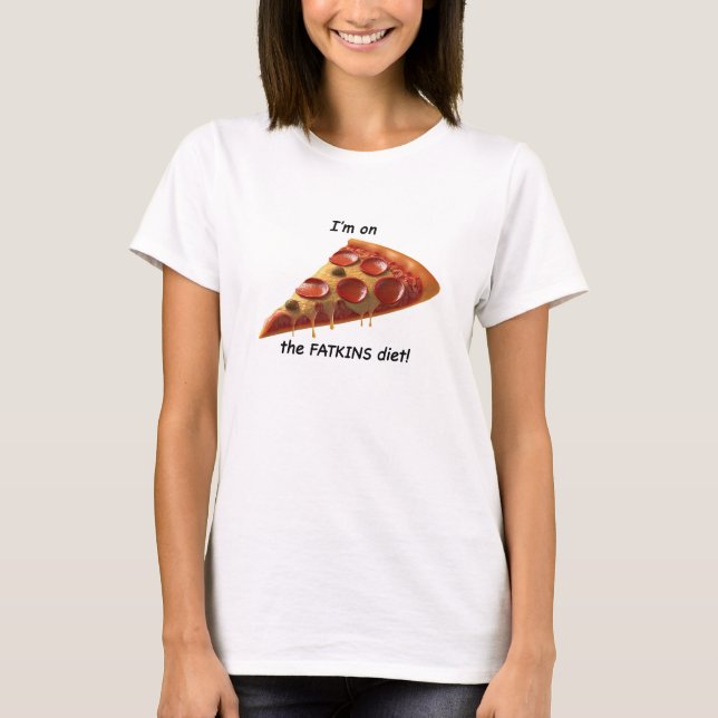 Camiseta ¡Estoy en la dieta de Fatkins! (Anverso)