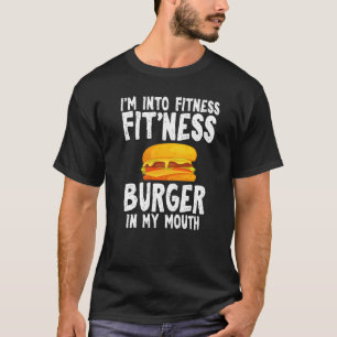 Camiseta Estoy en la hamburguesa de Chiste de humor para fi