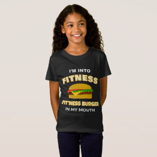 Camiseta Estoy en la hamburguesa de Fit'ness de la aptitud
