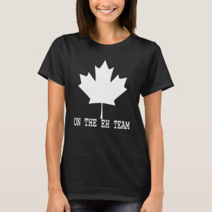 Camiseta Estoy en la hoja de arce del Día canadiense del eq